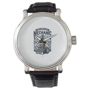 Father Day Mechanic Dad Shirt Funny Working Dad Gi Watch