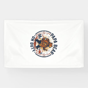 Father Day Papa Bear On Duty Shirt Funny Animal Da Banner