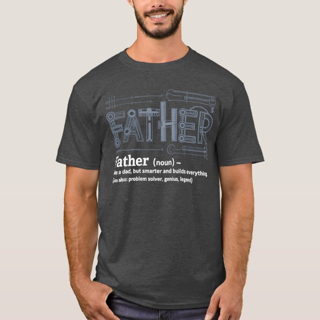Father Definition Builder of Everything boy T-Shirt (Front)