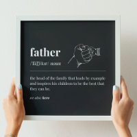 Father Definition First Fist Bump (Black)