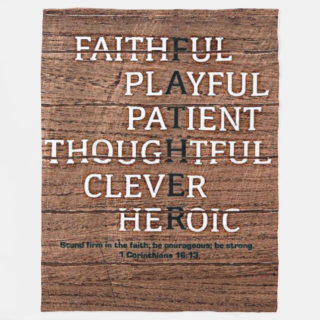 FATHER FLEECE BLANKET (Front)