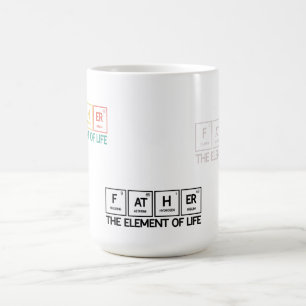 Father Funny Periodic Table Dad Coffee Mug