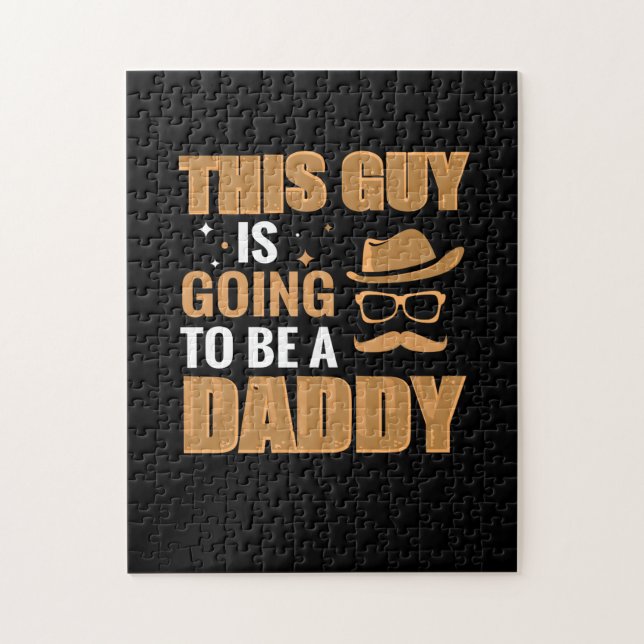Father Gift | This Guy Is Going To Be A Daddy Jigsaw Puzzle (Vertical)