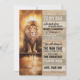 Father Gift To My Dad I Love You So Much Save The Date