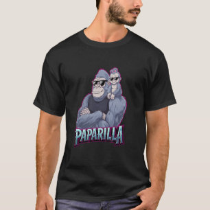 Father Gorilla Paparilla Dad and Daughter T-Shirt