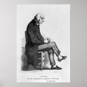 Father Goriot, illustration from 'Le Pere Poster