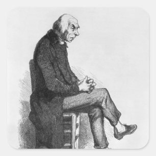 Father Goriot, illustration from 'Le Pere Square Sticker