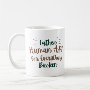 Father Human API Funny IT Dad Coffee Mug