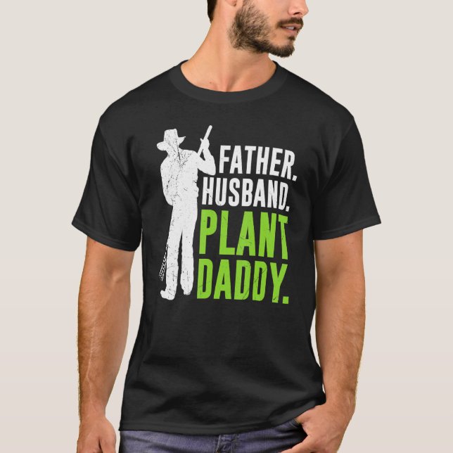 Father Husband Plant Dad Gardening Allotment T-Shirt (Front)