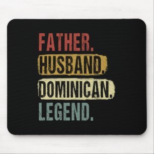 Father Husnd Dominican Legend Dominica Dad Father& Mouse Mat
