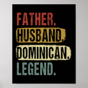 Father Husnd Dominican Legend Dominica Dad Father& Poster