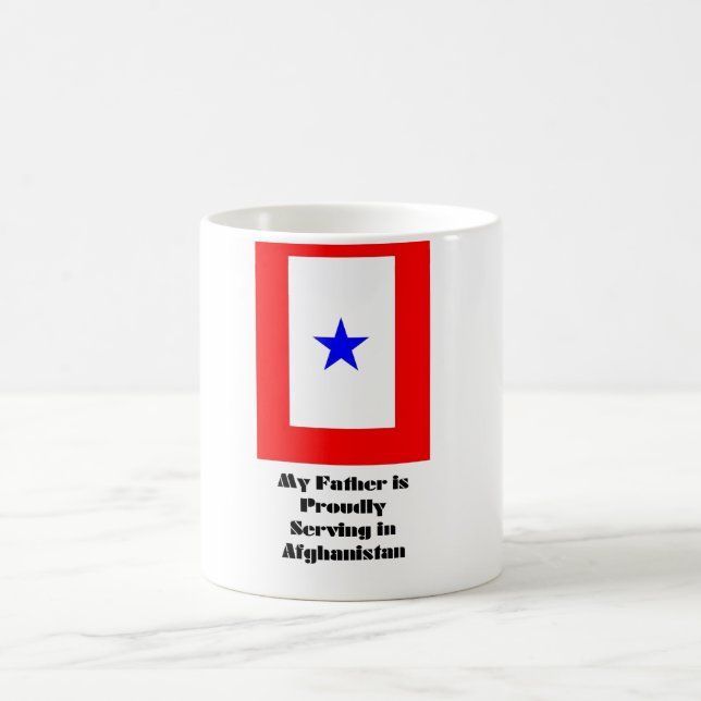 Father in Afghanistan Coffee Mug (Center)