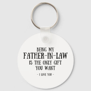 Father In Law Gift For Father-in-Law, Father's Day Key Ring