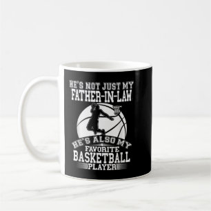 Father-In-Law Is My Favourite Basketball Player Sp Coffee Mug