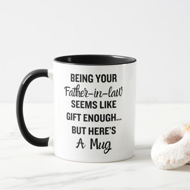 Father-In-Law Mug (With Donut)
