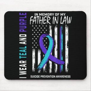 Father In Law Suicide Awareness Prevention America Mouse Mat
