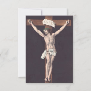 Father, into thy hands I commend my spirit Thank You Card