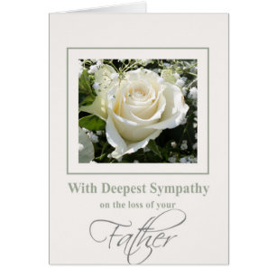 Sympathy Father Cards & Invitations | Zazzle.co.uk