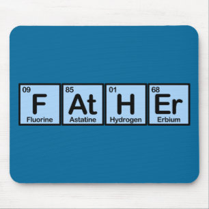 Father Made of Elements Mouse Mat