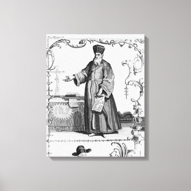 Father Matteo Ricci Canvas Print (Front)