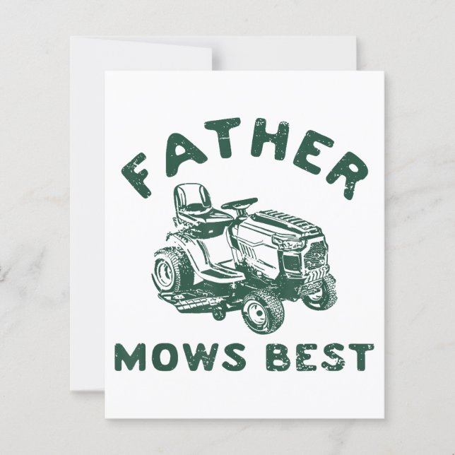 Father mows best (Front)