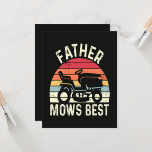 Father Mows Best Invitation