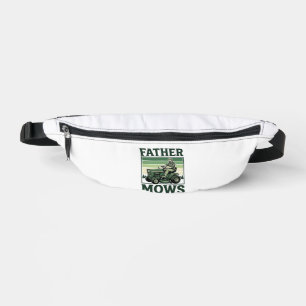 Father Mows Best Vintage Lawn Mower Shirt Design_1 Bum Bags