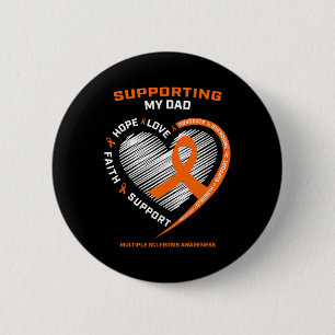 Father Ms Gifts Products Dad Multiple Sclerosis Aw 6 Cm Round Badge