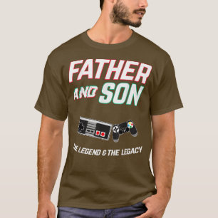 Father Nd Son Matching Outfit Gamer Video Gaming F T-Shirt