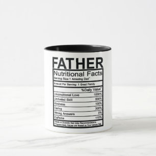 Father Nutritional Facts Mug