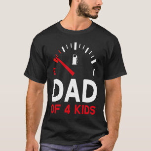 Father of 4 children Father's Day Dad T-Shirt