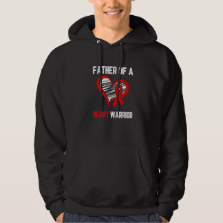 Father of a heart warrior Heart Disease awareness  Hoodie