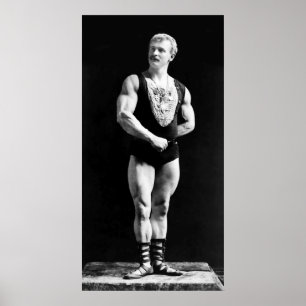 FATHER of BODYBUILDING - EUGEN SANDOW 1893 Poster