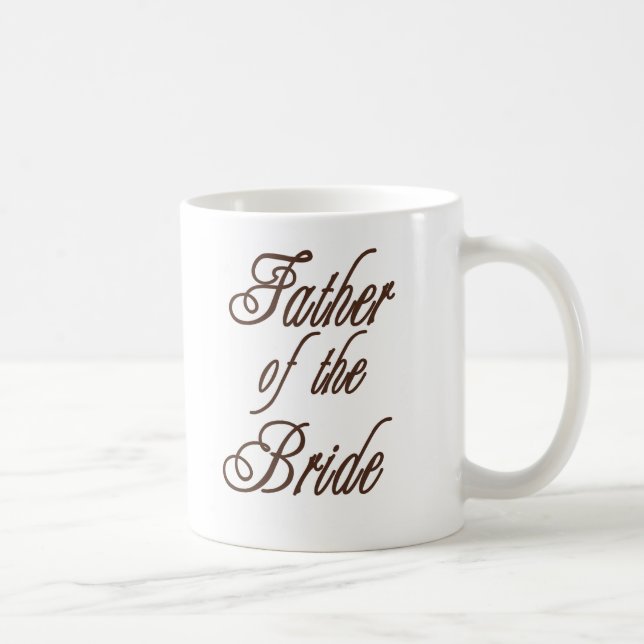 Father of Bride Classy Browns Coffee Mug (Right)