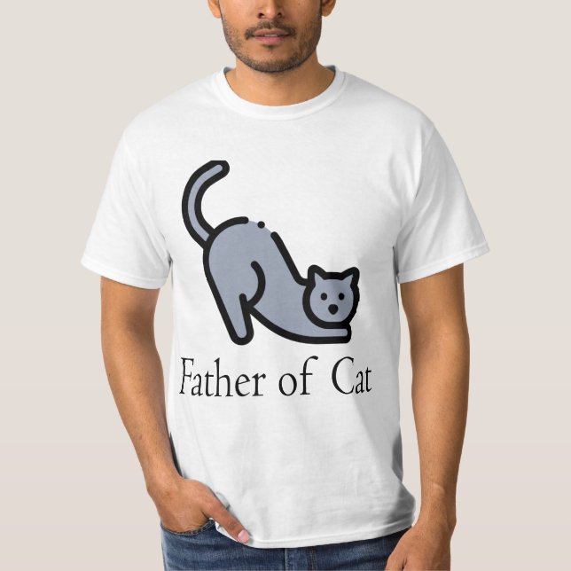 Father of cat T-Shirt (Front)