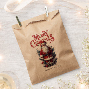 Father of Christmas Santa Claus Christmas Tree Favour Bags