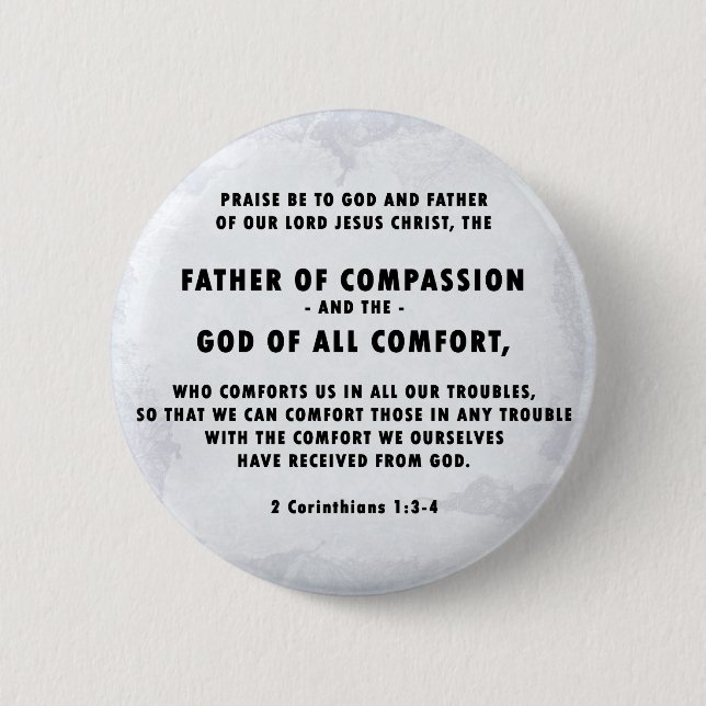 Father of Compassion Button (Front)