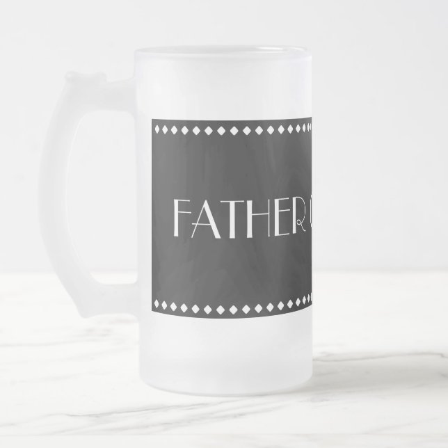 Father of Groom Frosted Mug (Left)