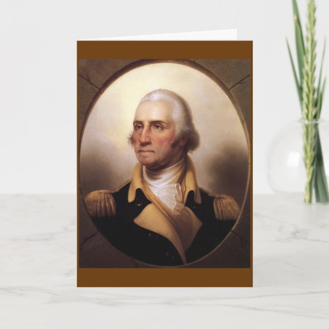 Father of our Country Thank You Card (Front)