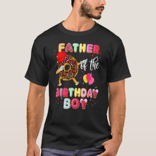Father Of The Birthday Boy Dabbing Doughnut Fathe T-Shirt