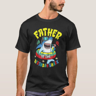 Father Of The Birthday Shark Matching Family T-Shirt