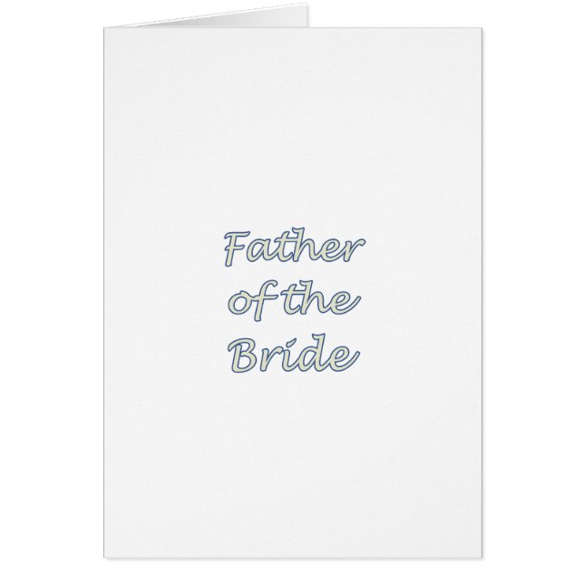Father Of The Bride (Front)