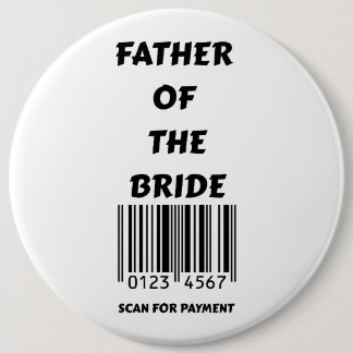 Father of the Bride 6 Cm Round Badge