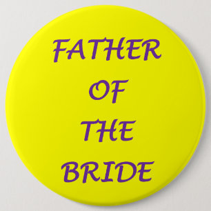 Father of the Bride 6 Cm Round Badge
