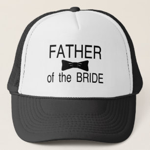 Father Of The Bride Bowtie Trucker Hat