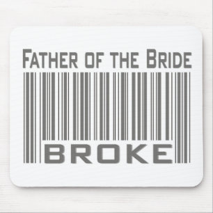 Father of the Bride Broke Mouse Mat