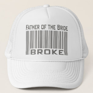 Father of the Bride Broke Trucker Hat