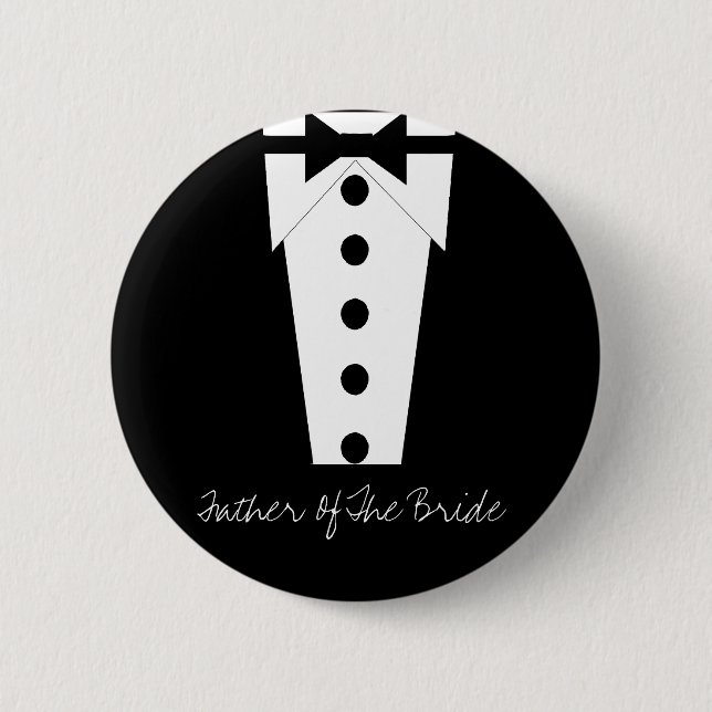 Father Of The Bride Button (Front)