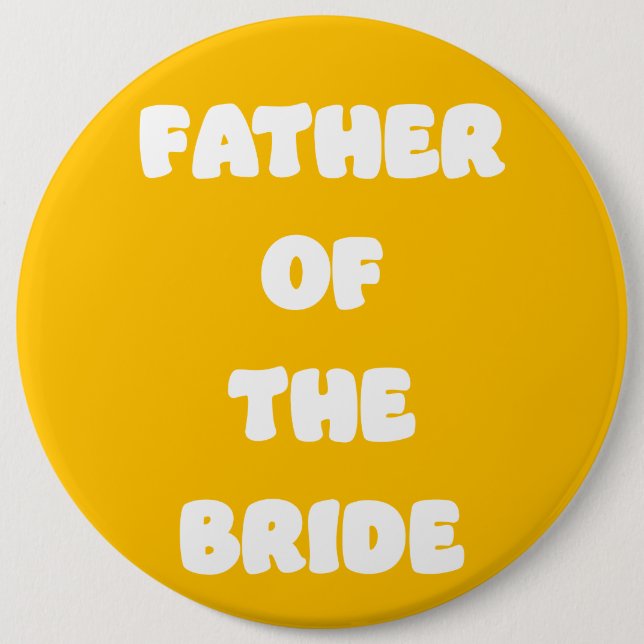 Father of the Bride Button (Front)
