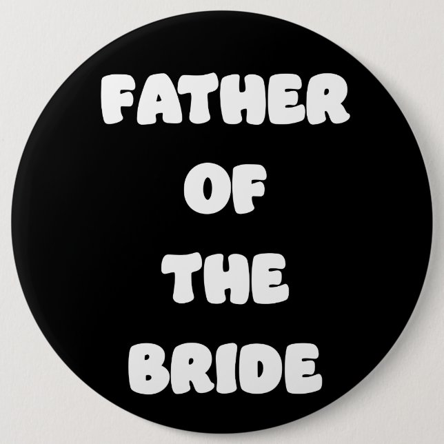 Father of the Bride Button (Front)